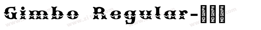 Gimbo Regular字体转换